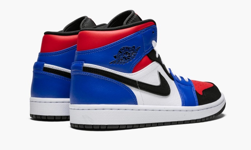 Nike Air Jordan 1 MID 'Top 3' Schoenen Heren Blauw Nederland | 654297-DIO