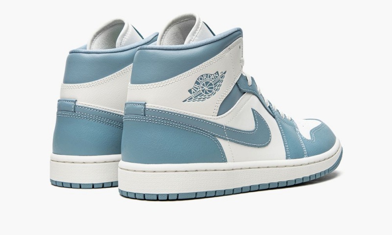 Nike Air Jordan 1 MID 'UNC' Schoenen Dames Blauw Wit Nederland | 543716-UZB