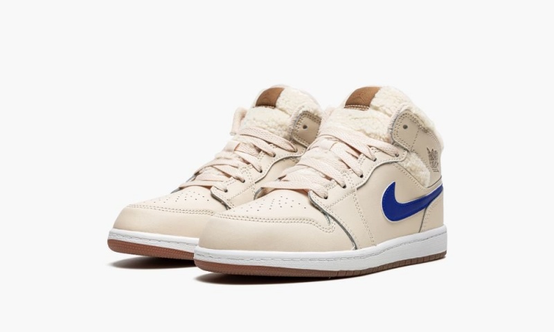 Nike Air Jordan 1 MID UTL (PS) Schoenen Kinderen Wit Blauw Nederland | 341865-LBP