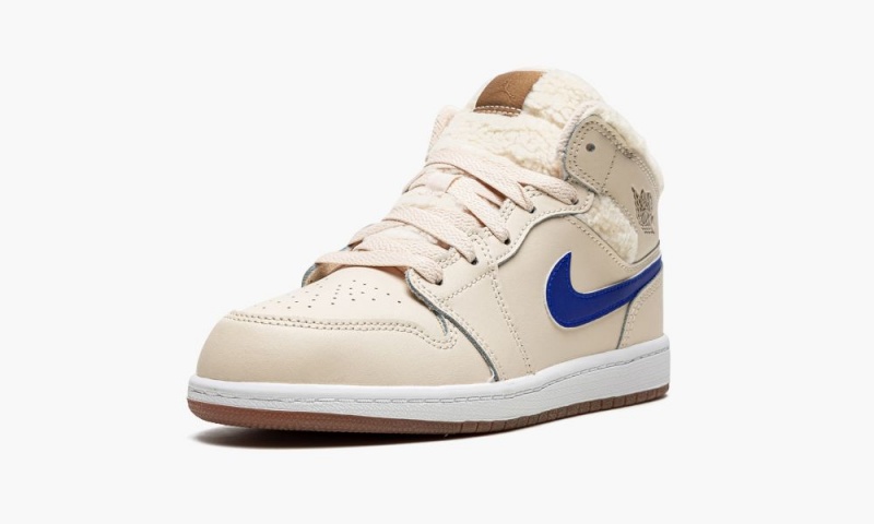 Nike Air Jordan 1 MID UTL (PS) Schoenen Kinderen Wit Blauw Nederland | 341865-LBP