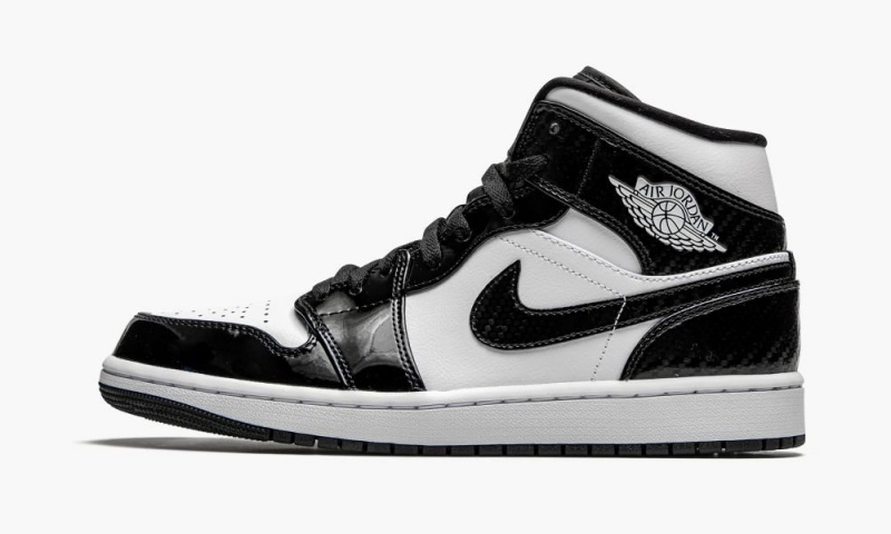 Nike Air Jordan 1 Mid \'All-Star 2021\' Schoenen Heren Zwart Wit Nederland | 764328-LFH