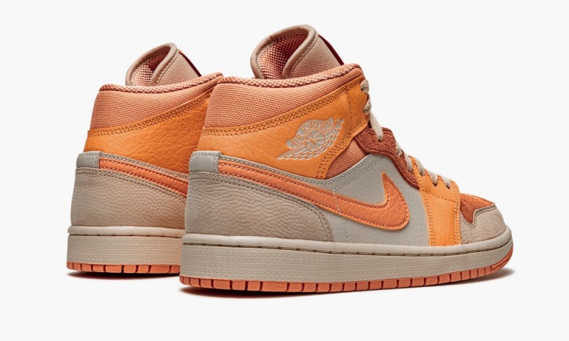 Nike Air Jordan 1 Mid 'Apricot' Schoenen Dames Oranje Abrikoos Nederland | 253418-RBL