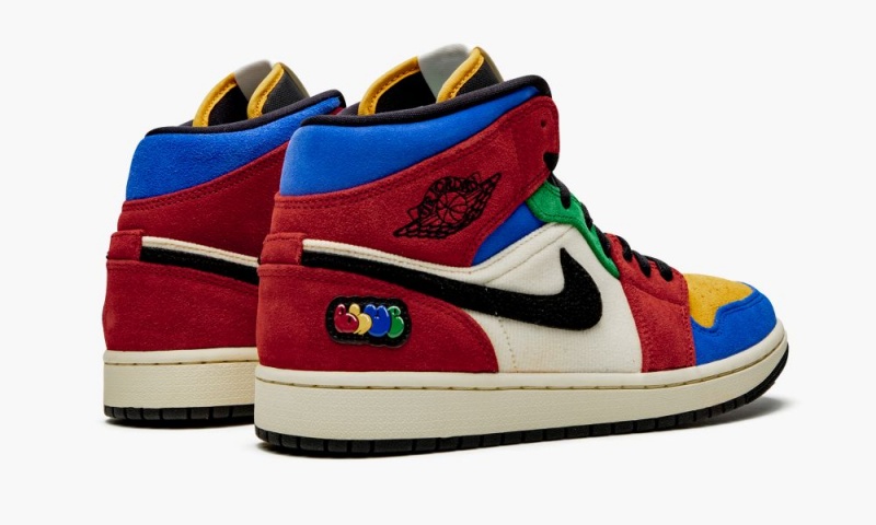 Nike Air Jordan 1 Mid 'Blue The Great - Fearless' Schoenen Heren Gekleurd Nederland | 501269-MAW
