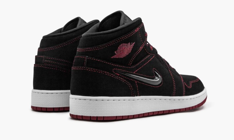 Nike Air Jordan 1 Mid Fearless GS 'Come Fly With Me' Schoenen Kinderen Zwart Rood Wit Nederland | 329405-PSE