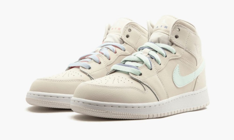 Nike Air Jordan 1 Mid GG 'Phantom' Schoenen Kinderen Paars Nederland | 217893-HGU