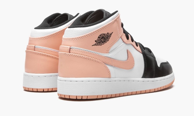 Nike Air Jordan 1 Mid GS 'Arctic Orange' Schoenen Kinderen Wit Oranje Zwart Nederland | 812943-UAR