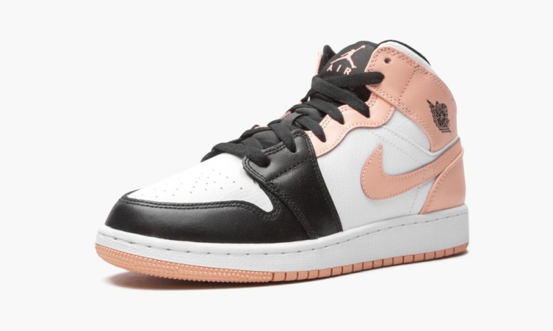 Nike Air Jordan 1 Mid GS 'Arctic Orange' Schoenen Kinderen Wit Oranje Zwart Nederland | 812943-UAR