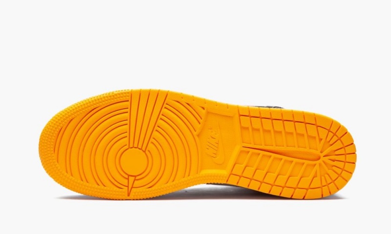 Nike Air Jordan 1 Mid GS 'Black / Laser Orange' Schoenen Kinderen Zwart Wit Oranje Nederland | 824375-TKE