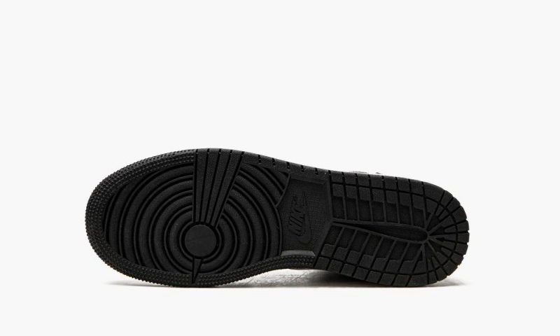 Nike Air Jordan 1 Mid GS 'Houndstooth' Schoenen Kinderen Zwart Paars Wit Metal Nederland | 053817-KRH