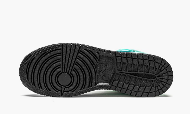 Nike Air Jordan 1 Mid GS 'Igloo - Tropical Twist' Schoenen Kinderen Wit Zwart Nederland | 204165-LDJ