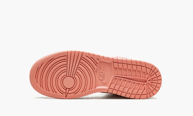 Nike Air Jordan 1 Mid GS 'Light Madder Root' Schoenen Kinderen Wit Zwart Nederland | 298160-JYU