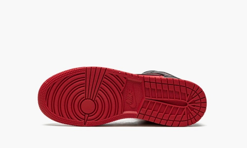 Nike Air Jordan 1 Mid GS 'Reverse Bred' Schoenen Kinderen Rood Zwart Wit Nederland | 091357-XOK