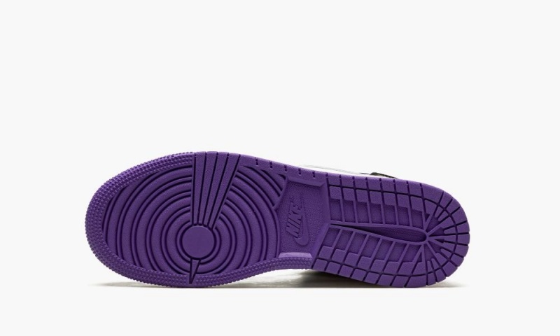 Nike Air Jordan 1 Mid (GS) Schoenen Kinderen Zwart Wit Nederland | 619270-LTU