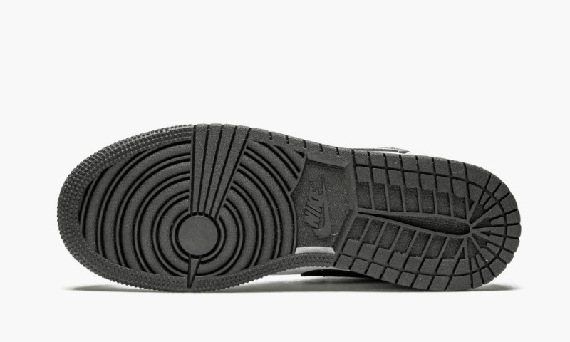 Nike Air Jordan 1 Mid (GS) Schoenen Kinderen Wit Zwart Grijs Nederland | 592843-AGH