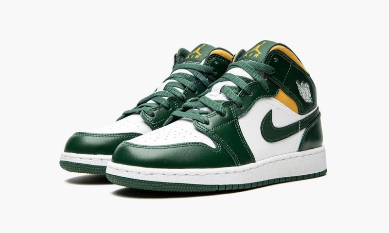 Nike Air Jordan 1 Mid GS 'Sonics' Schoenen Kinderen Groen Wit Nederland | 148273-MLA