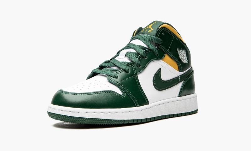 Nike Air Jordan 1 Mid GS 'Sonics' Schoenen Kinderen Groen Wit Nederland | 148273-MLA