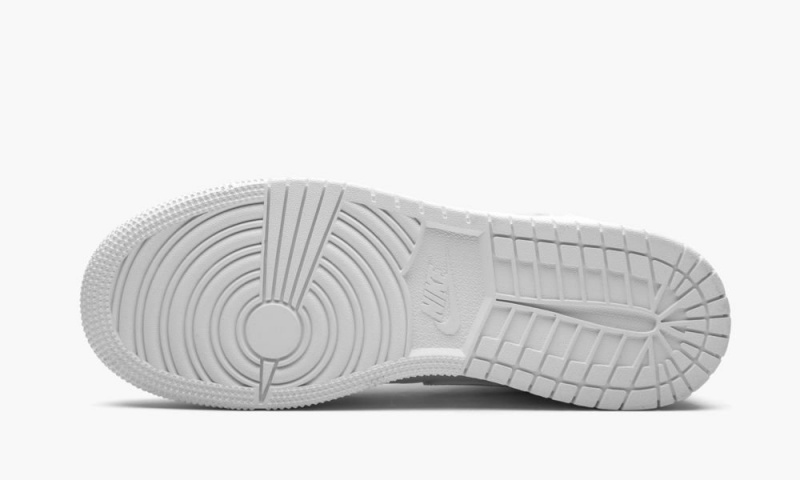Nike Air Jordan 1 Mid GS 'Triple White' Schoenen Kinderen Wit Nederland | 960852-VRC