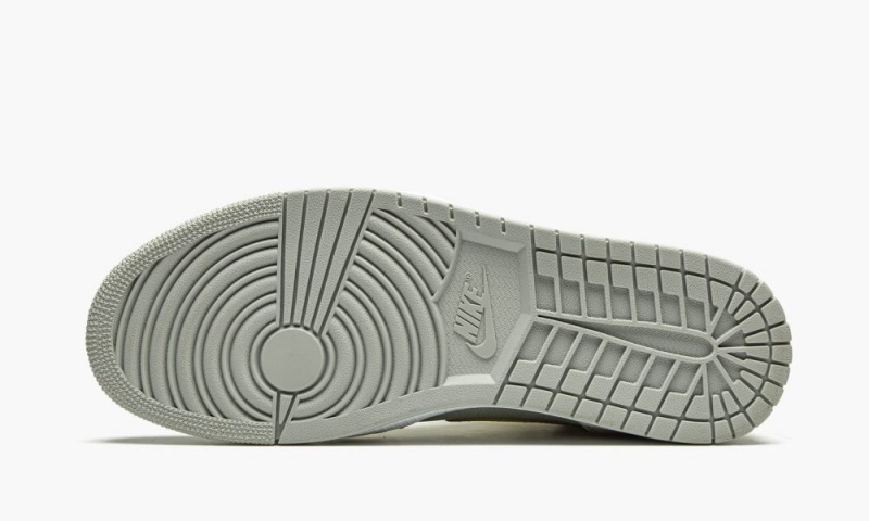 Nike Air Jordan 1 Mid 'Grey Fog / Lemon Wash' Schoenen Heren Citroen Lichtturkoois Wit Nederland | 319285-XTD