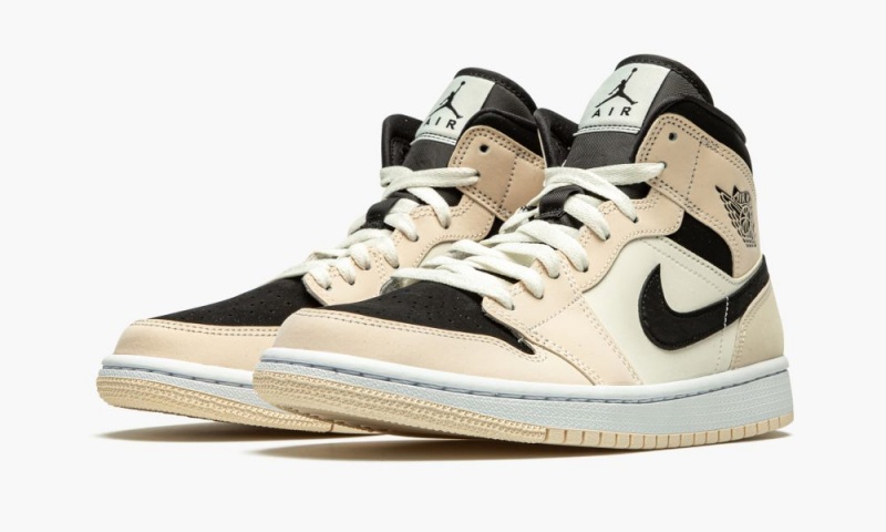 Nike Air Jordan 1 Mid 'Guava Ice' Schoenen Dames Wit Nederland | 954716-XWQ