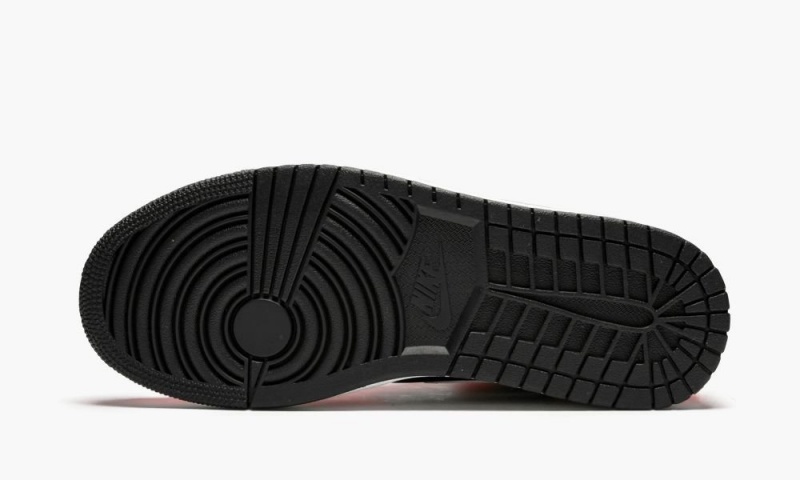 Nike Air Jordan 1 Mid 'Infrared 23' Schoenen Heren Zwart Wit Rood Nederland | 159746-CZV
