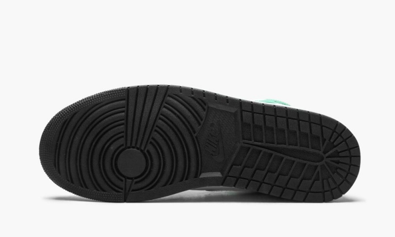 Nike Air Jordan 1 Mid 'Island Green' Schoenen Heren Wit Zwart Groen Nederland | 160528-KUP