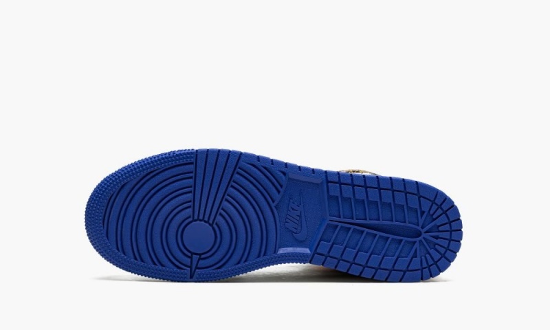 Nike Air Jordan 1 Mid MMD (GS) Schoenen Kinderen Zwart Wit Koningsblauw Nederland | 701496-SZM