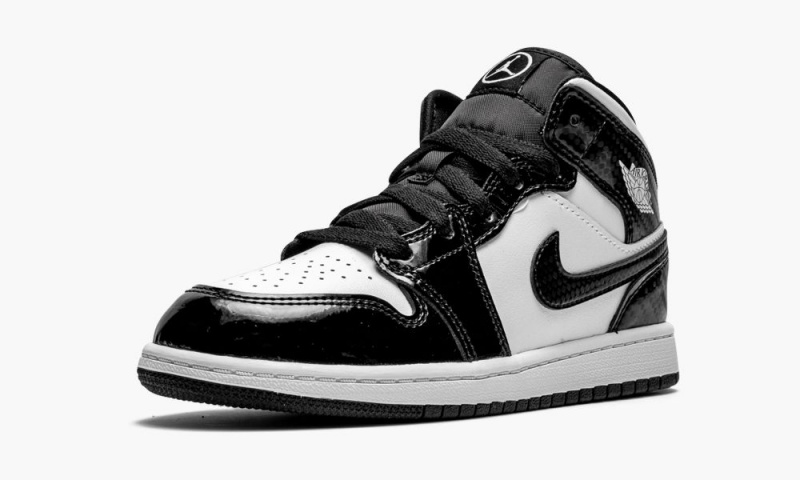 Nike Air Jordan 1 Mid PS 'All Star 2021' Schoenen Kinderen Zwart Wit Nederland | 205748-VRJ