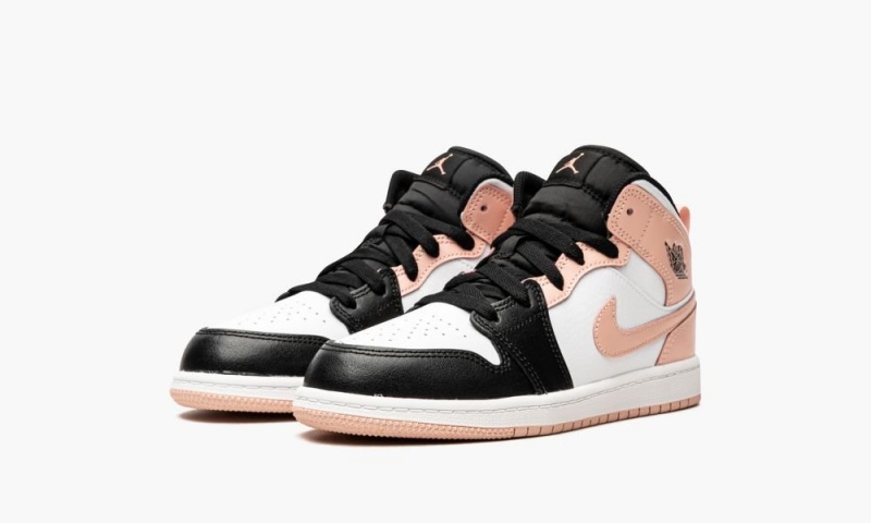 Nike Air Jordan 1 Mid PS 'Arctic Orange' Schoenen Kinderen Wit Oranje Zwart Nederland | 843672-YVR
