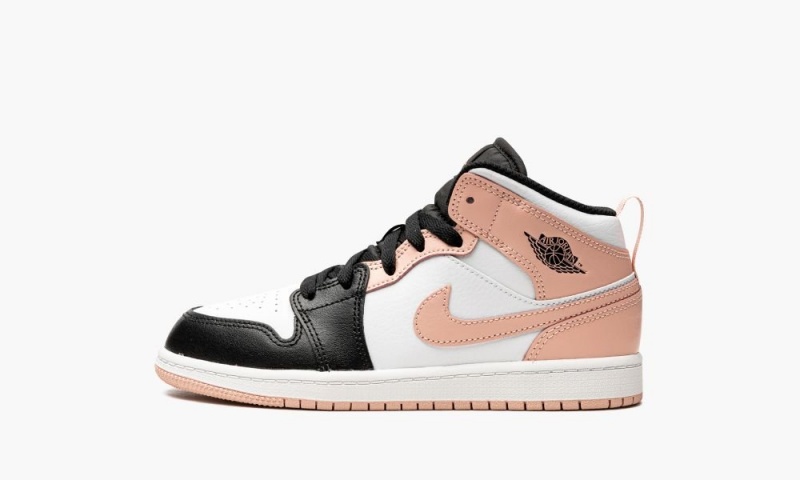 Nike Air Jordan 1 Mid PS \'Arctic Orange\' Schoenen Kinderen Wit Oranje Zwart Nederland | 843672-YVR