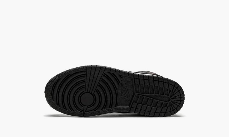 Nike Air Jordan 1 Mid PS 'Black / Shadow Grey' Schoenen Kinderen Zwart Rood Grijs Nederland | 298763-FOX