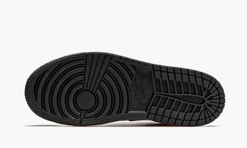 Nike Air Jordan 1 Mid PS 'Chile Red' Schoenen Kinderen Zwart Rood Wit Nederland | 946738-GJU