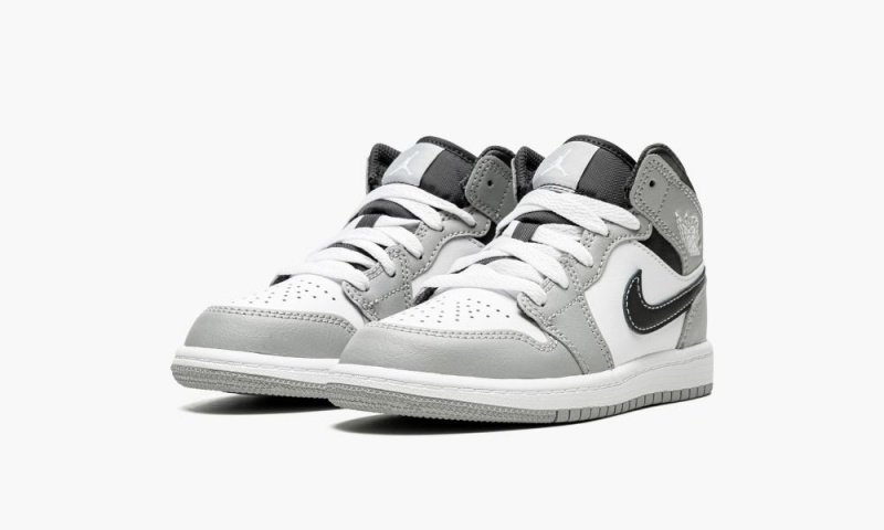 Nike Air Jordan 1 Mid PS 'Light Smoke Grey' Schoenen Kinderen Grijs Nederland | 307284-RHM