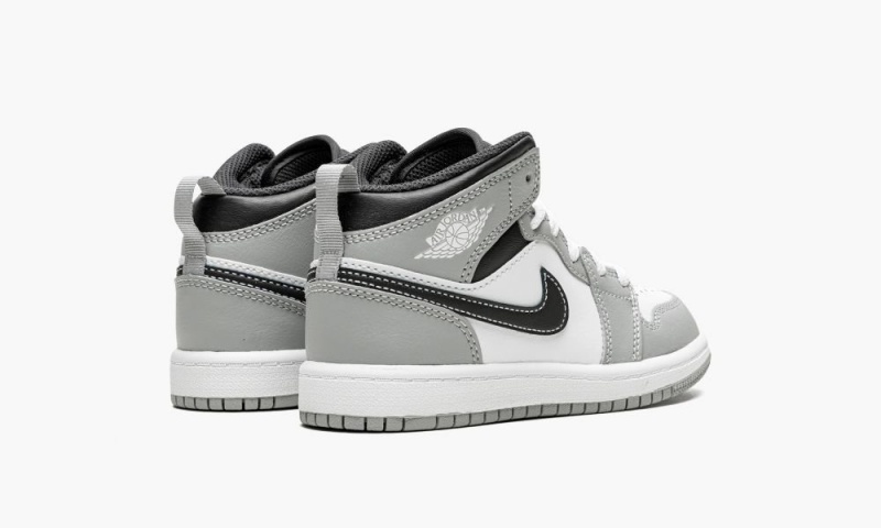 Nike Air Jordan 1 Mid PS 'Light Smoke Grey' Schoenen Kinderen Grijs Nederland | 307284-RHM