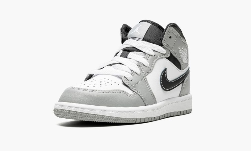 Nike Air Jordan 1 Mid PS 'Light Smoke Grey' Schoenen Kinderen Grijs Nederland | 307284-RHM