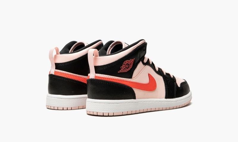 Nike Air Jordan 1 Mid (PS) Schoenen Kinderen Zwart Nederland | 063185-DWO