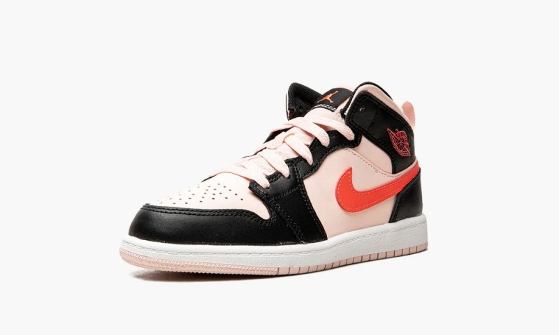 Nike Air Jordan 1 Mid (PS) Schoenen Kinderen Zwart Nederland | 063185-DWO