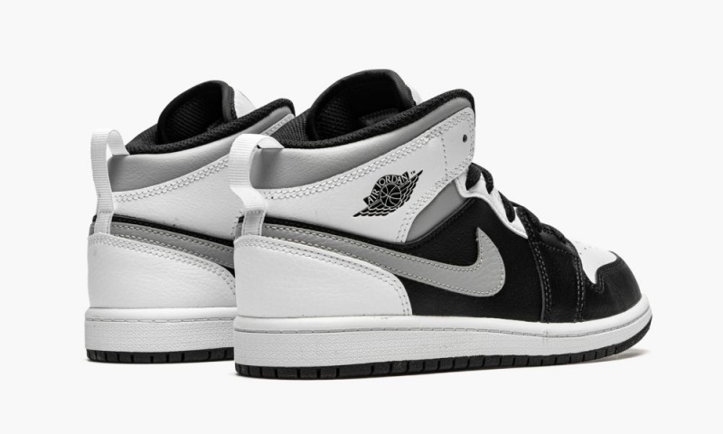 Nike Air Jordan 1 Mid PS 'White Shadow' Schoenen Kinderen Zwart Grijs Nederland | 318560-LHE