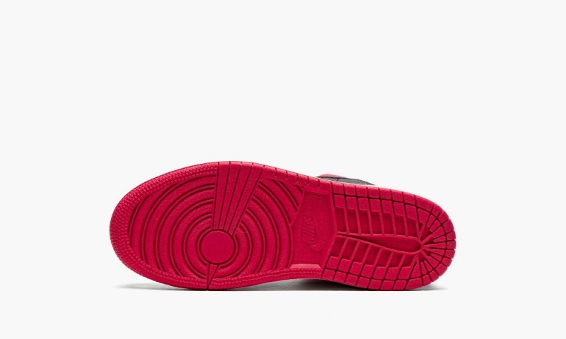 Nike Air Jordan 1 Mid PS 'White / Very Berry' Schoenen Kinderen Zwart Wit Rood Nederland | 503469-QFT