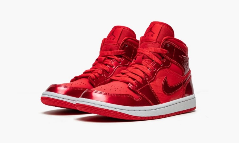 Nike Air Jordan 1 Mid 'Pomegranate' Schoenen Dames Rood Bordeaux Nederland | 509148-ISL