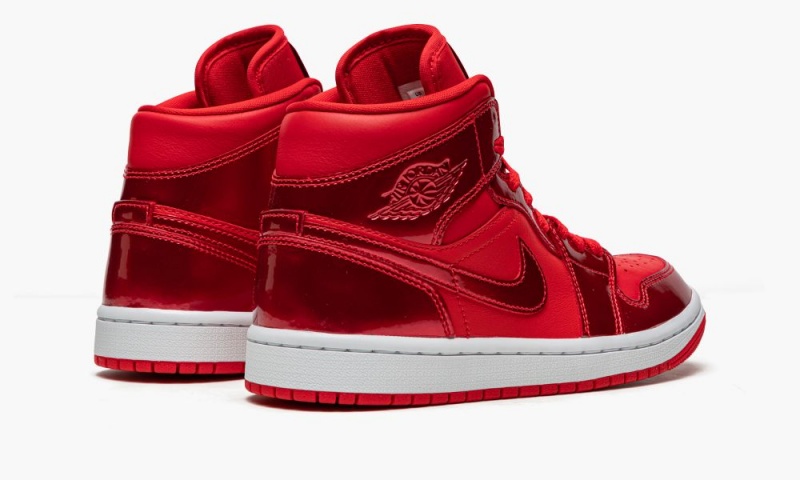Nike Air Jordan 1 Mid 'Pomegranate' Schoenen Dames Rood Bordeaux Nederland | 509148-ISL