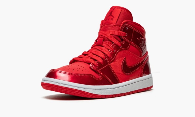 Nike Air Jordan 1 Mid 'Pomegranate' Schoenen Dames Rood Bordeaux Nederland | 509148-ISL