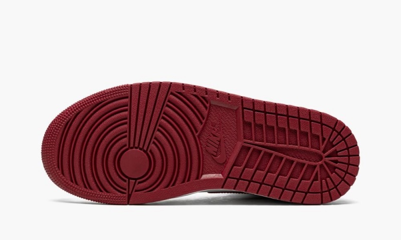 Nike Air Jordan 1 Mid 'Reverse Chicago' Schoenen Dames Wit Bordeaux Wit Nederland | 392750-GDR
