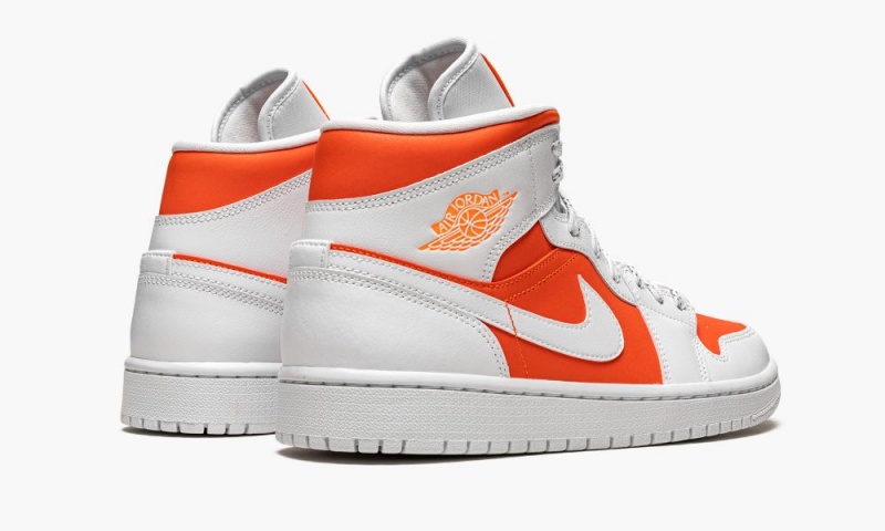 Nike Air Jordan 1 Mid SE 'Bright Citrus' Schoenen Dames Lichtoranje Wit Nederland | 526081-KRV