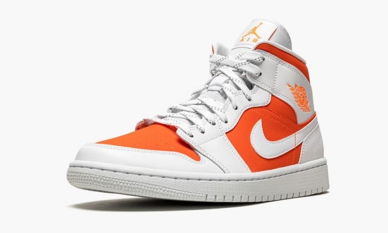 Nike Air Jordan 1 Mid SE 'Bright Citrus' Schoenen Dames Lichtoranje Wit Nederland | 526081-KRV