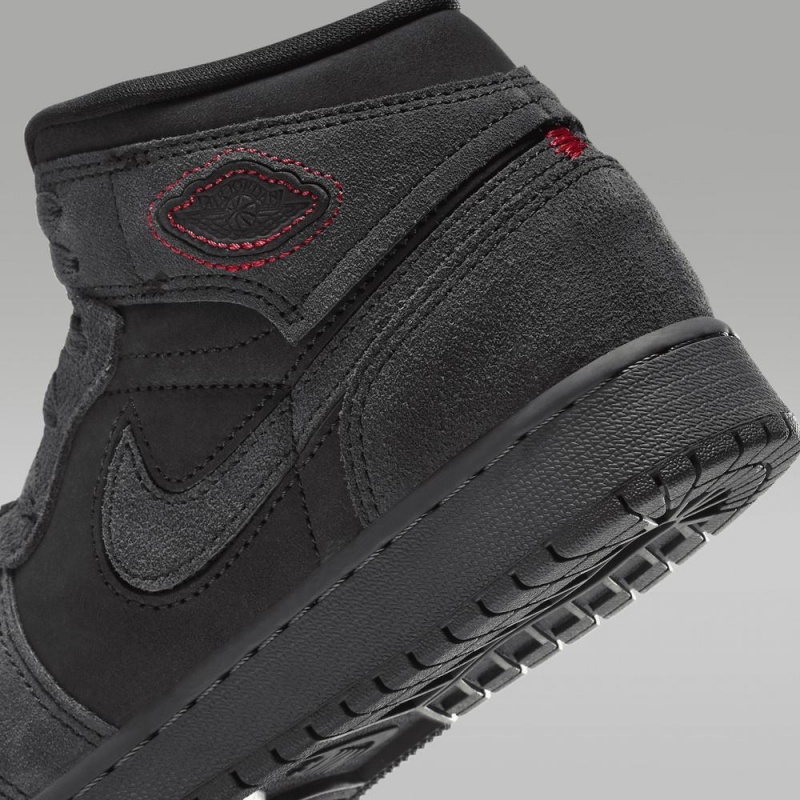 Nike Air Jordan 1 Mid SE Craft Schoenen Kinderen Donkergrijs Nederland | 092873-MFH