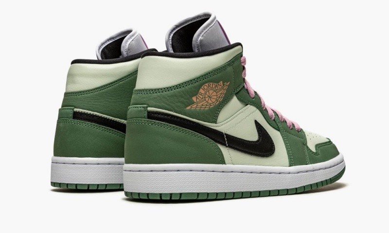 Nike Air Jordan 1 Mid SE 'Dutch Green' Schoenen Dames Groen Zwart Groen Nederland | 063789-GAX