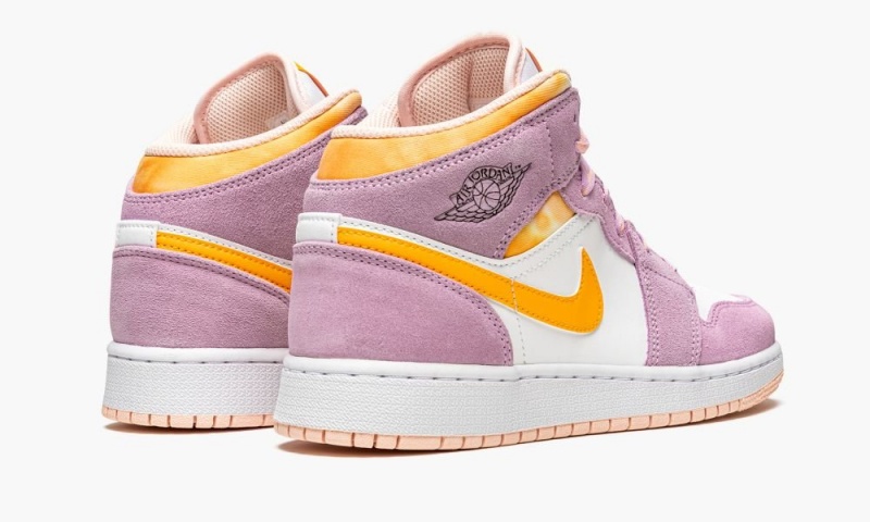 Nike Air Jordan 1 Mid SE GS 'Arctic Pink' Schoenen Kinderen Roze Goud Nederland | 287931-GVD