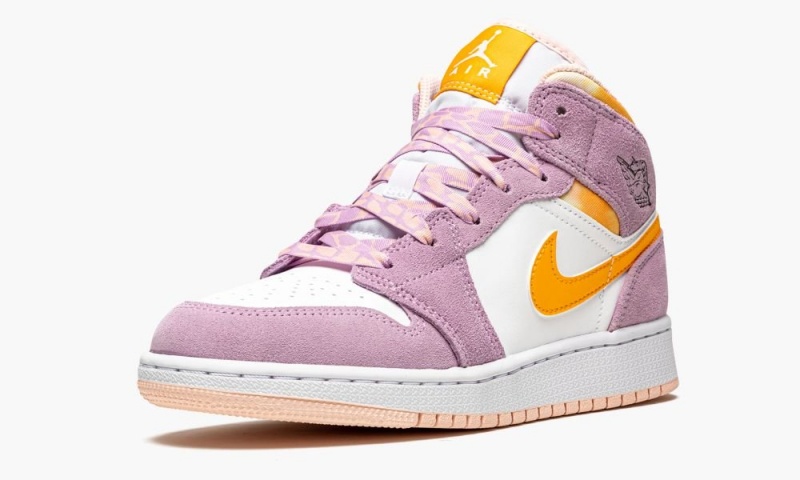 Nike Air Jordan 1 Mid SE GS 'Arctic Pink' Schoenen Kinderen Roze Goud Nederland | 287931-GVD
