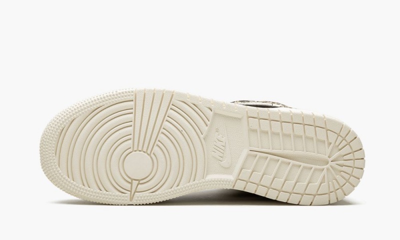 Nike Air Jordan 1 Mid SE (GS) 'Cheetah' Schoenen Kinderen Zwart Wit Nederland | 830167-VOJ