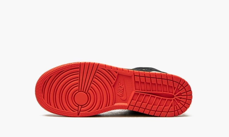 Nike Air Jordan 1 Mid SE GS 'Siempre Familia' Schoenen Kinderen Zwart Rood Nederland | 790413-SMV